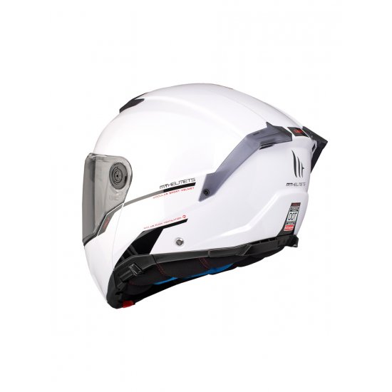 MT Atom 2 Blank Motorcycle Helmet at JTS Biker Clothing